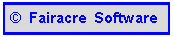 Text Box:   Fairacre  Software
