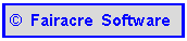 Text Box:   Fairacre  Software